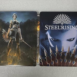 Steel Rising Custom made Steelbook for PS4/PS5/Xbox (No Game) New