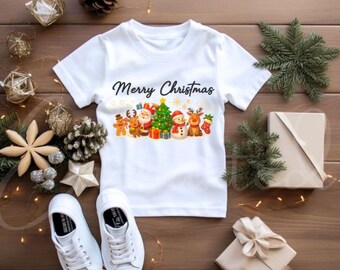 Kawaii jul Clipart Set | Festliga PNG-illustrationer (digital nedladdning)