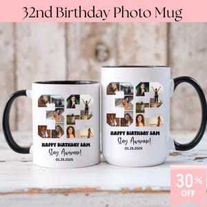 32nd Anniversary Mug - Etsy