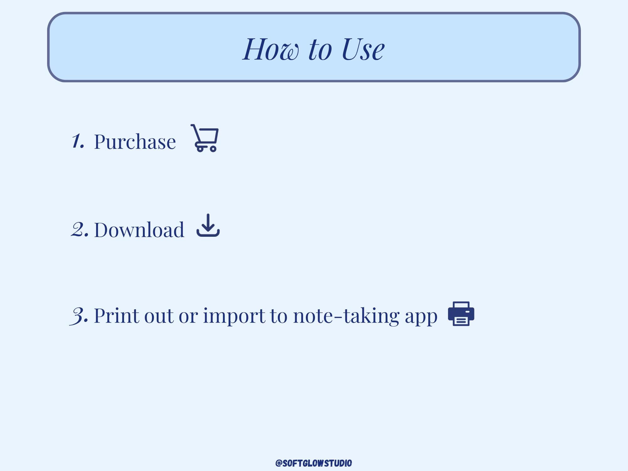Sky Blue Cornell Notes Template: Printable PDF, Goodnotes & Notability ...