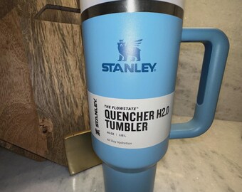 Stanley Quencher H2.0 Tumbler 40 oz Sky Blue Insulated Travel Mug