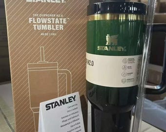 Stanley Quencher H2.0 Tumbler 40oz | Insulated Stainless Steel Travel Mug Handle Straw
