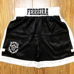AANGEPASTE geborduurde en gepersonaliseerde zwarte boksshorts Boksbroek voor volwassenen en kinderen boksbroek Boksshort heren shorts babyshort
