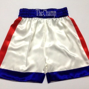 K10-CUSTOM gemaakt en GEPERSONALISEERD satijnen boksshorts Boksbroek voor volwassenen en kinderen