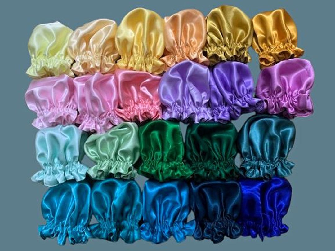 Custom Silk Satin Hair Bun Cover: Personalized Hair Accessory