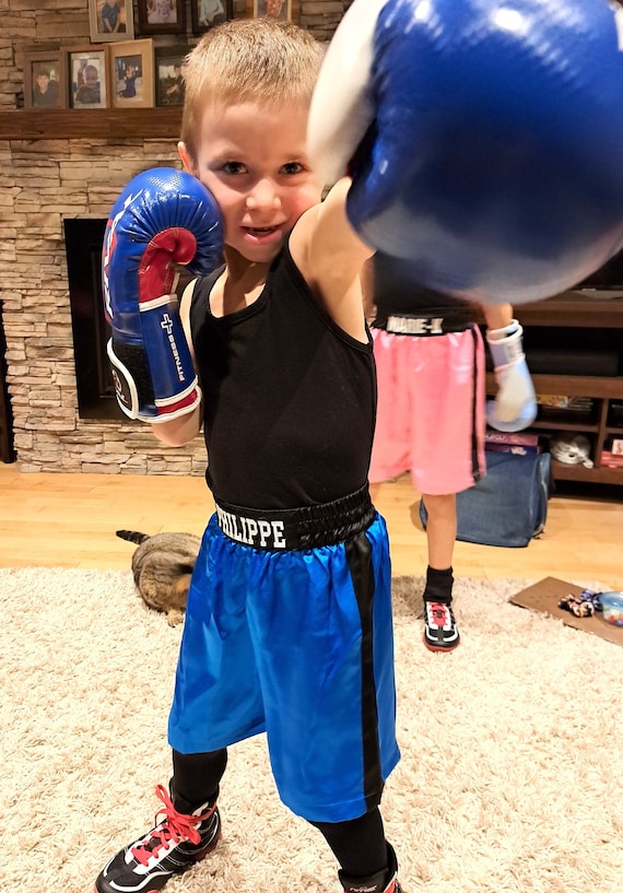 K3-custom Boxing Shorts for Kids/adults/personalized Satin Boxing