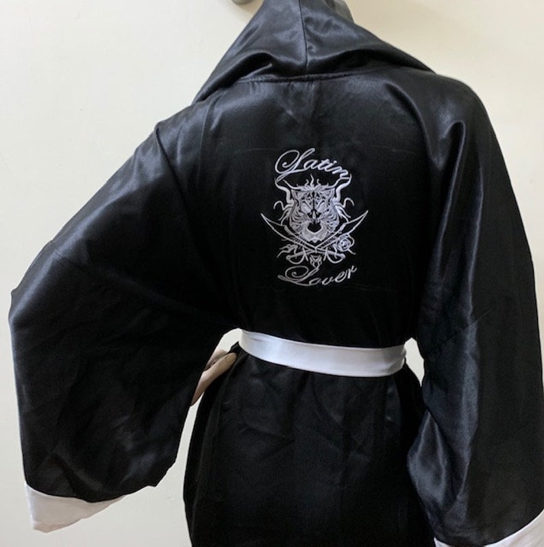 Adult Boxing Silk Satin Robes Custom Made Robes Personalized Etsy