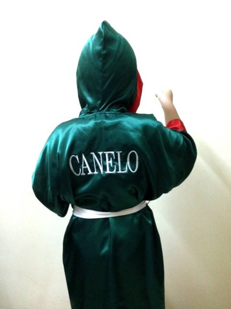 K1-CUSTOM Made Satin Baby BOXING Robe Trunk Set Boxing Outfit ...