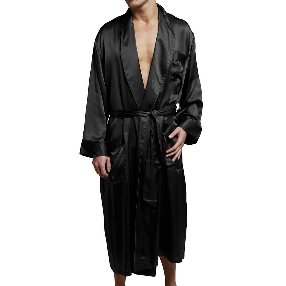 R2-custom Made Men Satin Robe, Groomsmen's Robe, Groomsmen’s Gifts ...