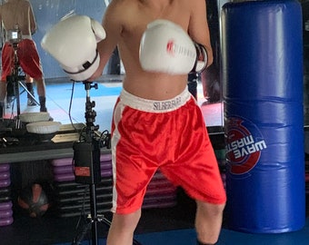 K3-Short de boxe en satin fabriqué sur mesure et personnalisé, short de boxe pour adultes et enfants, short de boxe pour hommes, short de boxe pour bébé