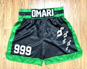 K20-Custom Boxing Shorts: Personalized Silk Boxing Trunks