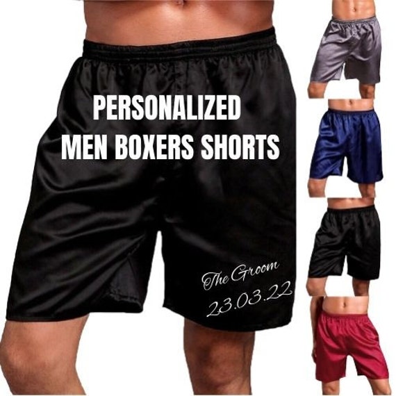 Uomo Raso Boxer Slip Boxer Lounge Pantaloncini Larga - Foto 8