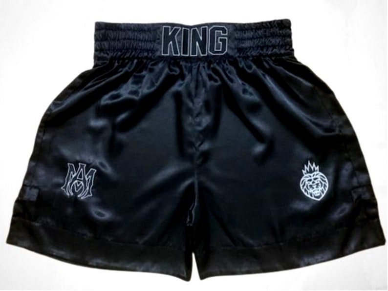 CUSTOM boxing shorts and Embroidered Boxing Shorts and Boxing Trunks for adult and kids boxing Trunks Boxing Shorts men boxing short baby image 6