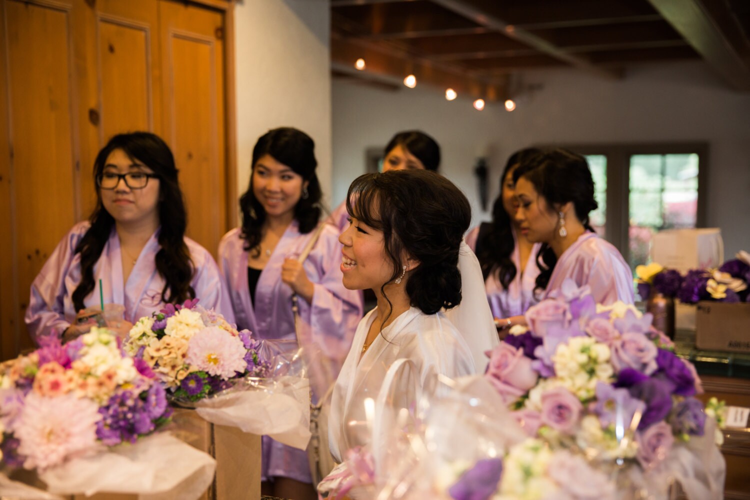 Bridesmaid Robes Lavender Lilac wedding robes bridesmaid silk Etsy