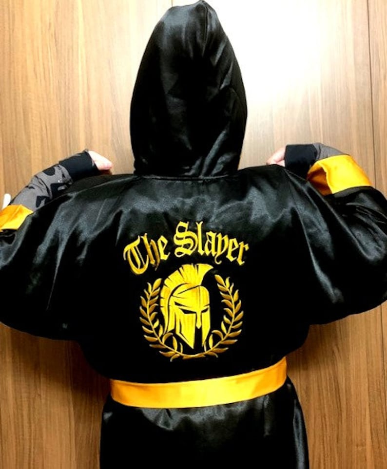 Custom Embroidered Boxing Robes Custom Made Robes Personalized Etsy