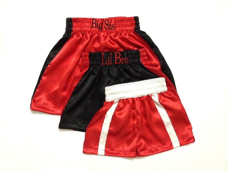 Custom Made and Personalized Satin Boxing Shorts Boxing Trunks Etsy