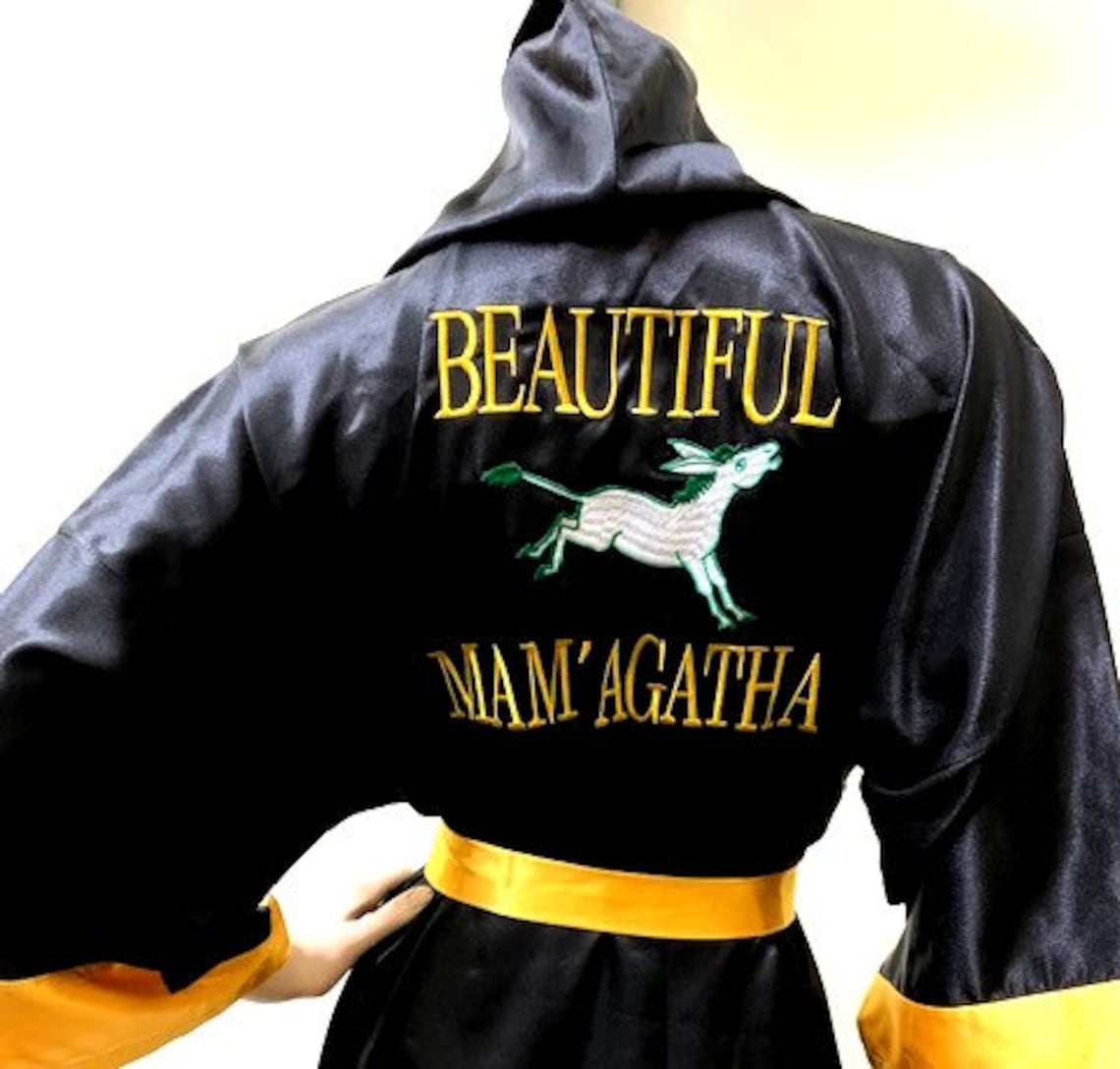 Custom Embroidered Boxing Robes Custom Made Robes Personalized Etsy