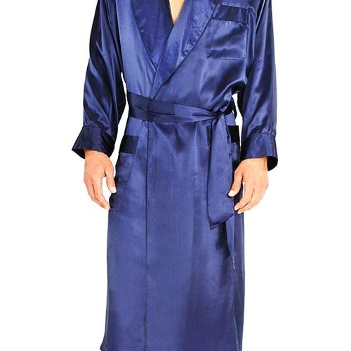 R1-custom Made Men's Satin Robe Groomsmen's Robe - Etsy