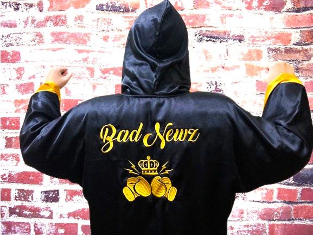 Custom Boxing Robe Custom Embroidered Boxing Robes Custom Made Robes Personalized Robes ...