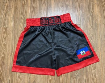 K15- Custom Silk Satin Boxing Shorts & Trunks – Personalized With