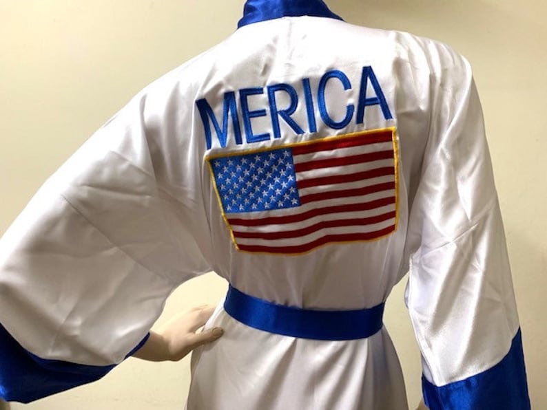 mongorammed robes Boxing robes Men boxing robes Couple Adult Boxing Silk Satin robes Custom made robes Personalized robes embroidered robes