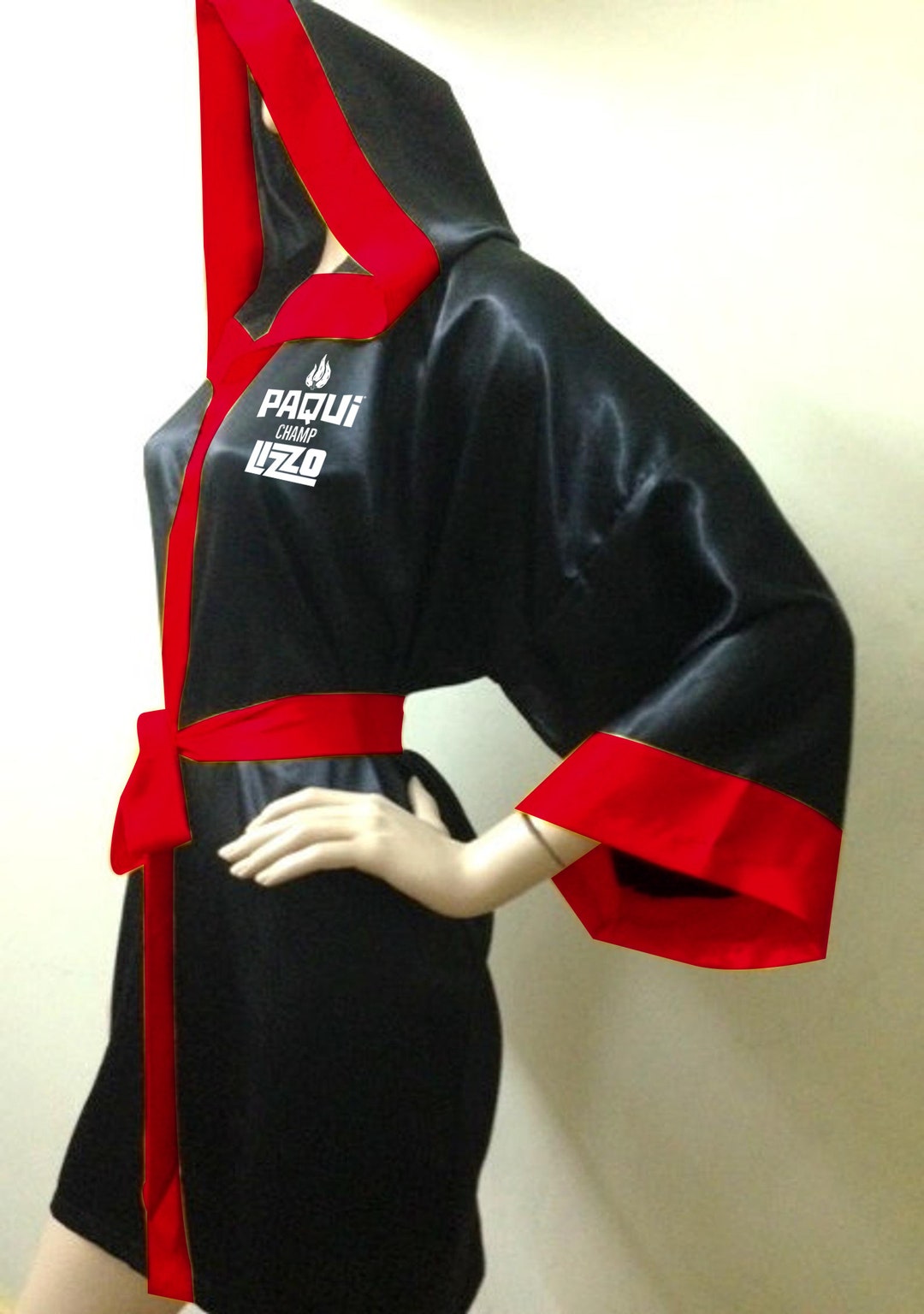 Boxing Man Robe Adult Boxing Silk Satin Robes Custom Made Robes Personalized Robes ...