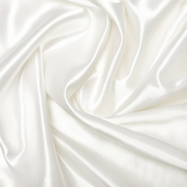 Silk satin Fabric White Ivory silk Supplies Fabric by yard fabric Silk squares bridal fabric Fat quarter silk materiral by the yard