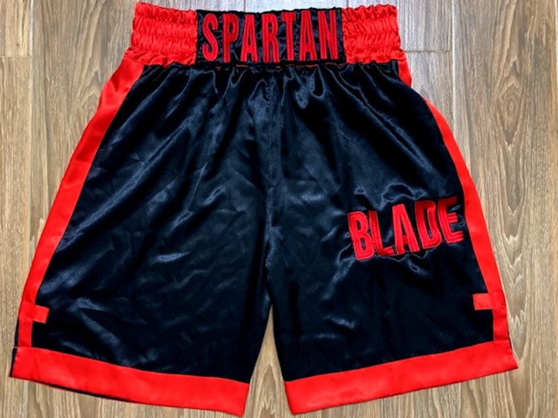 CUSTOM Made and PERSONALIZED Satin Boxing Shorts Boxing Trunks Etsy