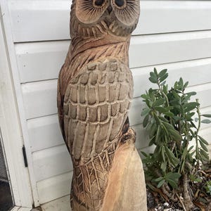 Totem – Expression of Interest – One of a Kind Owl Sculpture (Reclaimed Timber)