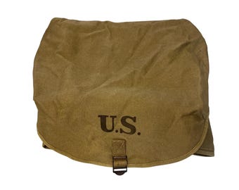 Vintage 1949 US Military Pouch Medical Parachutist JQMD 74-P-284 Olive Canvas