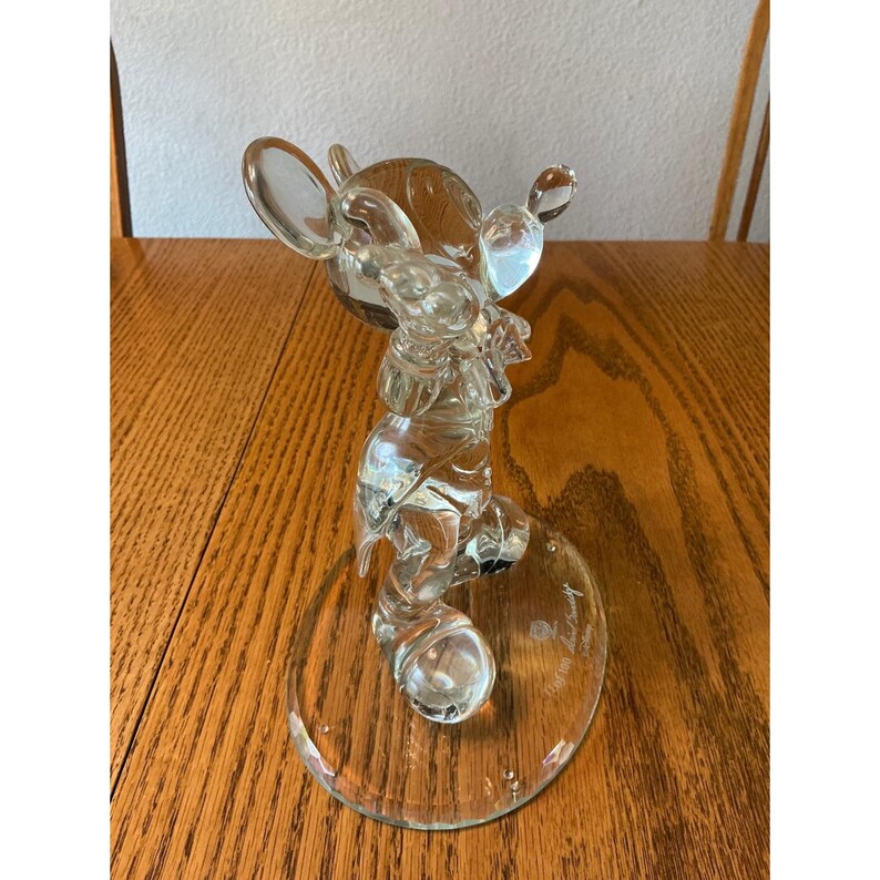 Disney Mickey Mouse Crystal Figurine David Sandidge Ltd Ed 11/100 8.5" image 5