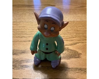 Vintage Dopey Disney snow White Seven Dwarfs posable figure