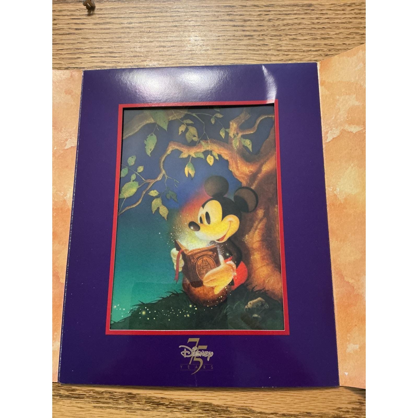 ミッキーマウス　ミニーマウス　リトグラフ　COA認定書付き Mickey lithograph - Etsy 日本