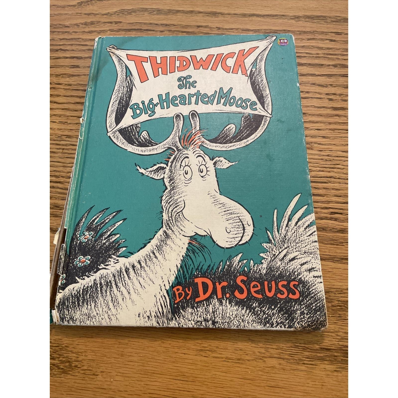 洋書 Mein Teddy ist weg! Ein suchbilderbuch 1948 1st Ed Book Club Dr. Seuss - Thidwick the Big Hearted Moose