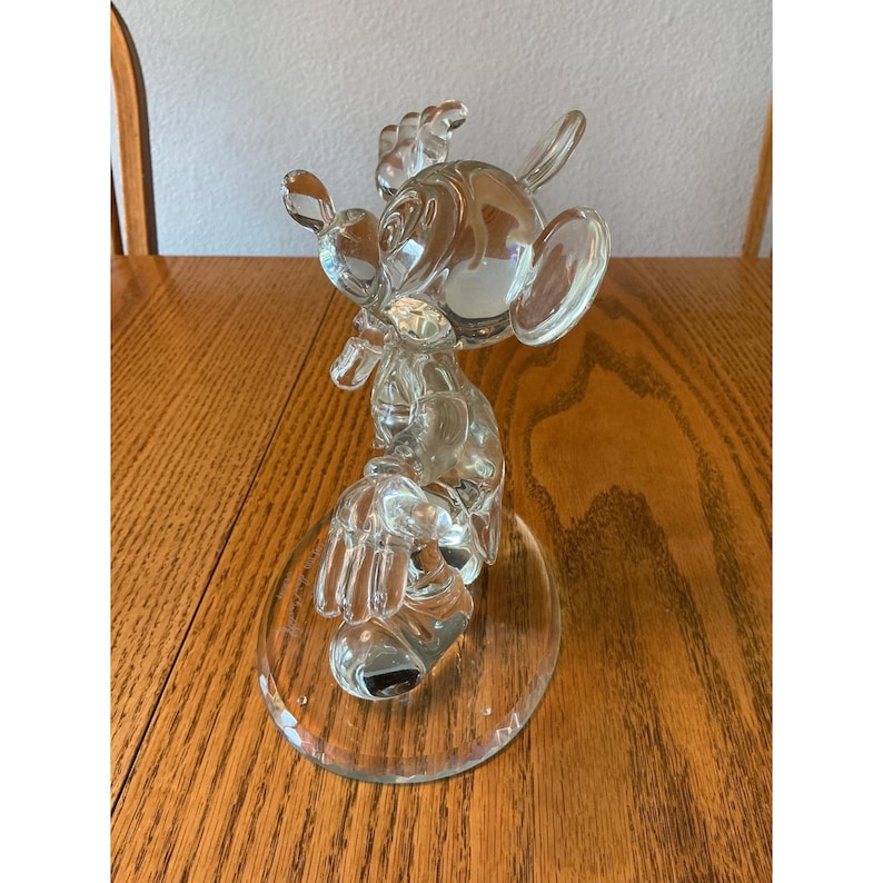 Disney Mickey Mouse Crystal Figurine David Sandidge Ltd Ed 11/100 8.5" image 3