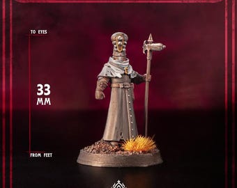 Trench Compatible Crimson Hussars Trench Watcher Mini | Grimdark Sentinel Observer