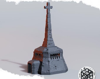 Trench Bunker Terrain 32mm | PLA Tabletop Scenery | Grimdark Battlefield Cover | Wargaming Terrain Piece
