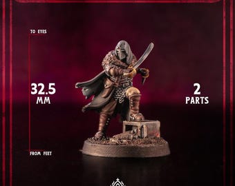 Trench Compatible Crimson Hussar Demon Trapper | Grimdark Exorcist Mini