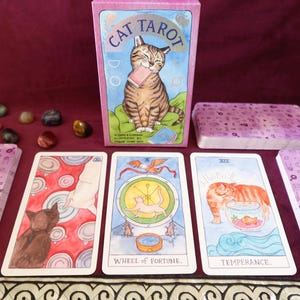 Tarocchi a 3 carte ~ Tarocchi del gatto di Megan Lynn Kott