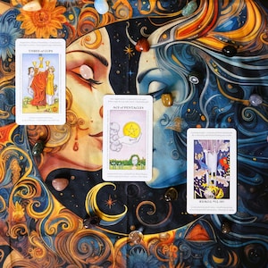 Tarocchi a 3 carte ~ Radiant Rider Waite con significati