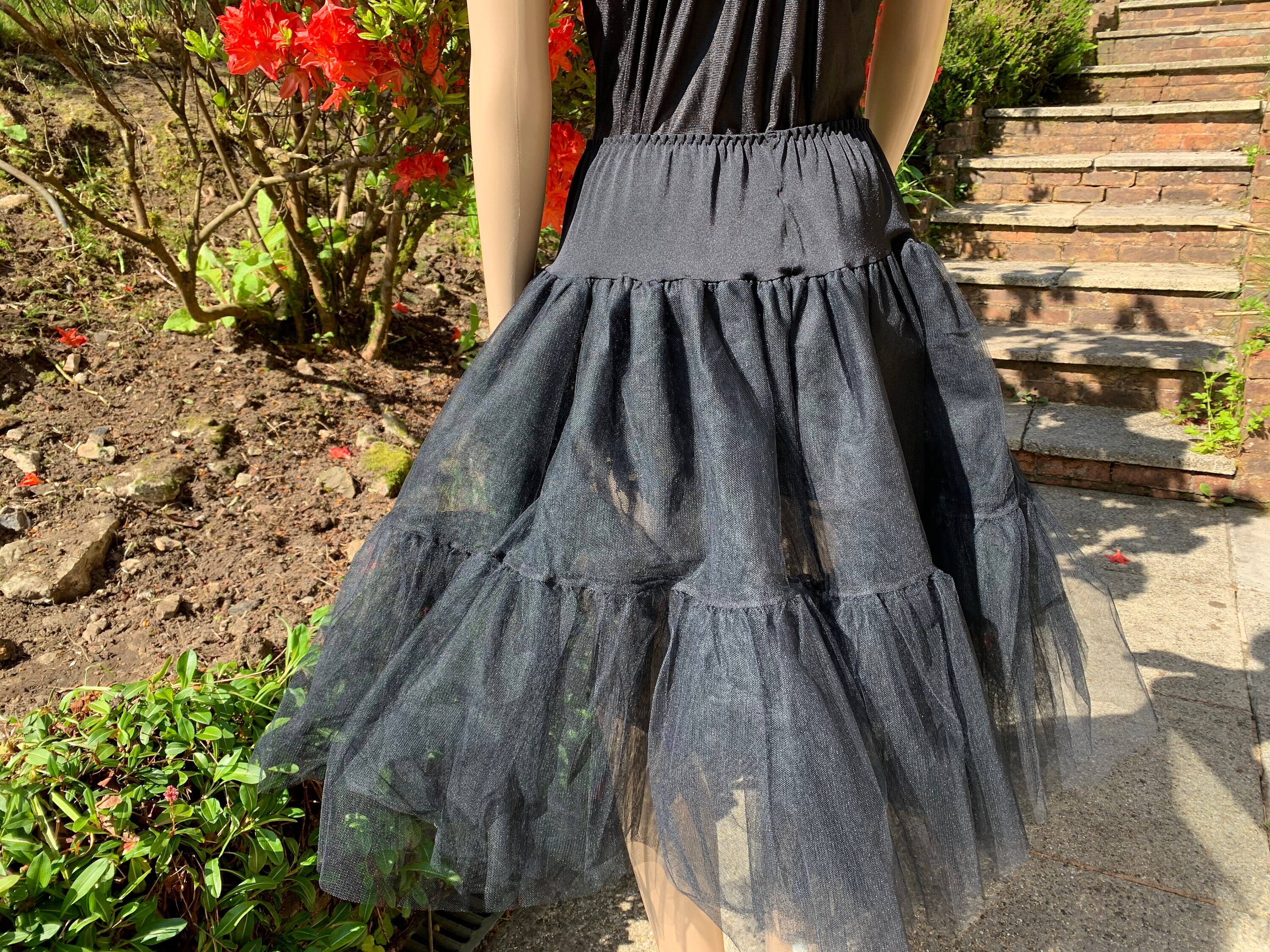 Rock and Roll Tulle NET 4 Layer Petticoat Skirt Etsy
