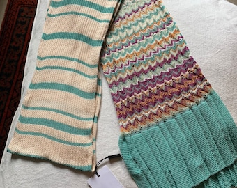 Missoni original Long Multi Coloured Scarf New with Tags