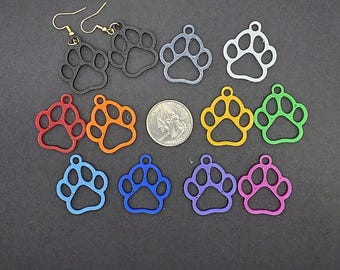 Paw Print Earrings