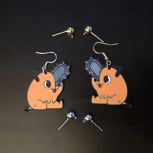 Chainsaw Man Earring - Etsy