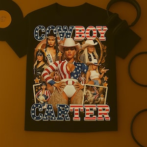 Camiseta Cowboy Carter da turnê pelos EUA, camiseta pirata patriótica, produtos de fãs de faroeste da Beyoncé, camiseta retrô country rodeio, blusa unissex para shows