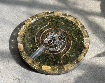 OM & Metatron's Cube Crystal Coaster