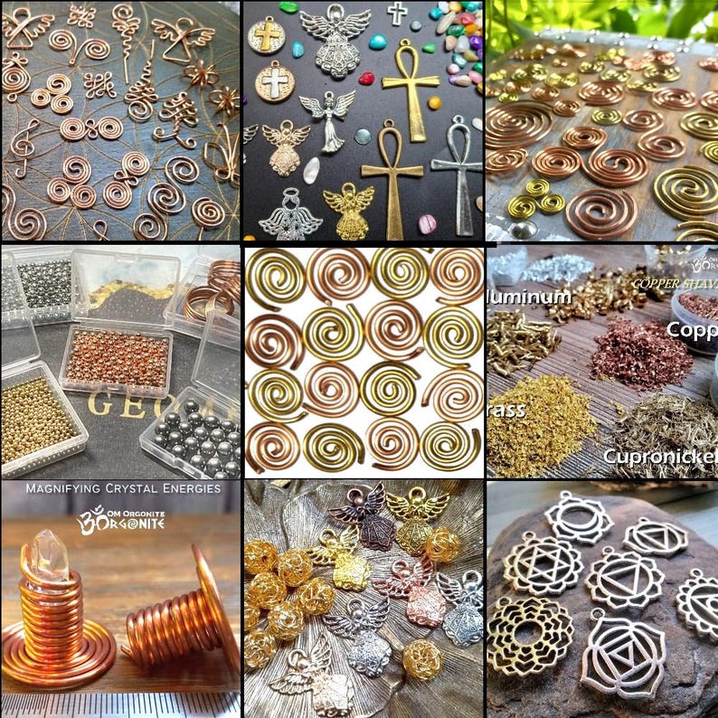 4 Sizes Helical Copper Spring T Shape Energy Generator | Magnifying ...