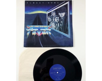 Jim Macdonald Fever Almost Home Rock 1987 Autographed Signed Vinyl LP Record