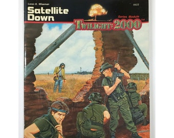1988 GDW Twilight 2000 RPG Satellite Down Module 0522 Vintage