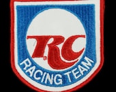 Vintage RC Royal Crown Cola Racing Team Uniform Embroidered Patch NOS 3.75 quot